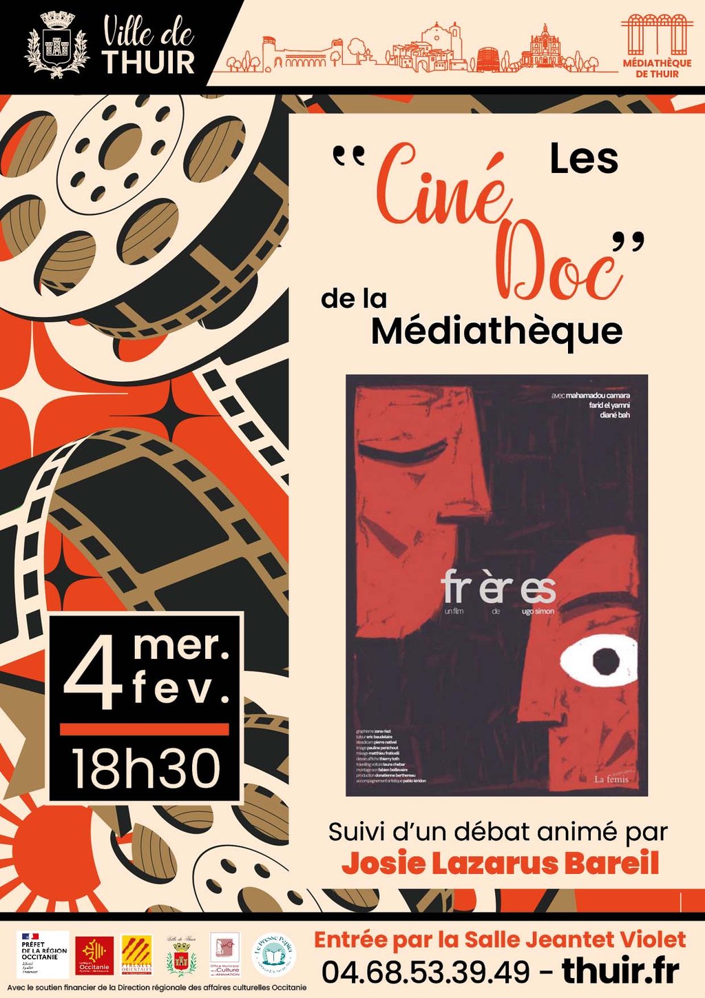 CINÉ DOC À LA MÉDIATHÈQUE DE THUIR