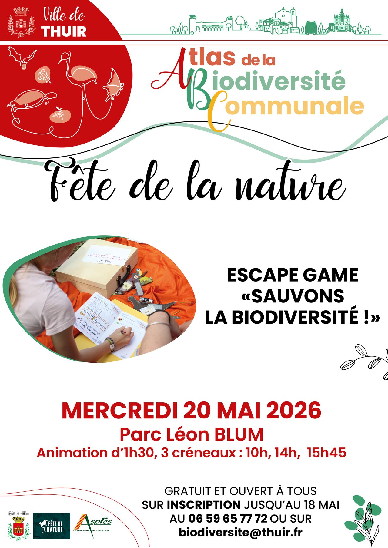 ATLAS DE LA BIODIVERSITÉ COMMUNALE DES ASPRES – FÊTE DE LA NATURE
