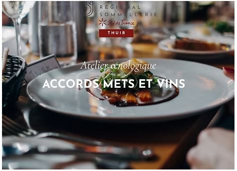 ATELIER ACCORDS METS ET VINS