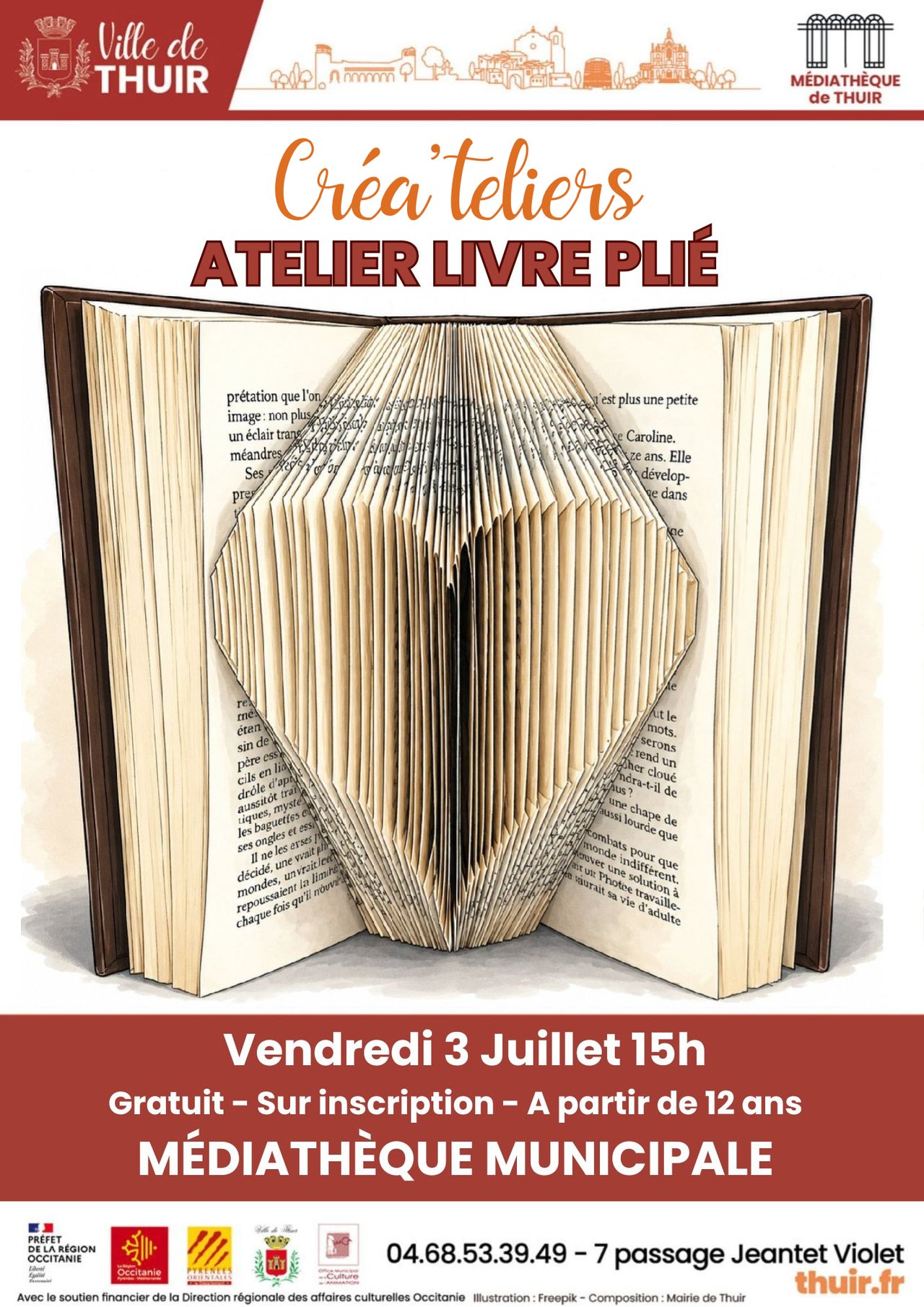 ATELIER LIVRE PLIÉ