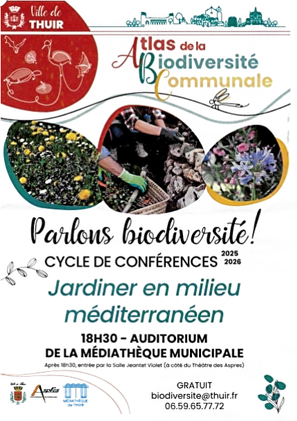 ATLAS DE LA BIODIVERSITÉ COMMUNALE – CONFÉRENCE LA GESTION DIFFÉRENCIÉE OU COMMENT PRÉSERVER CADRE DE VIE ET BIODIVERSITÉ?