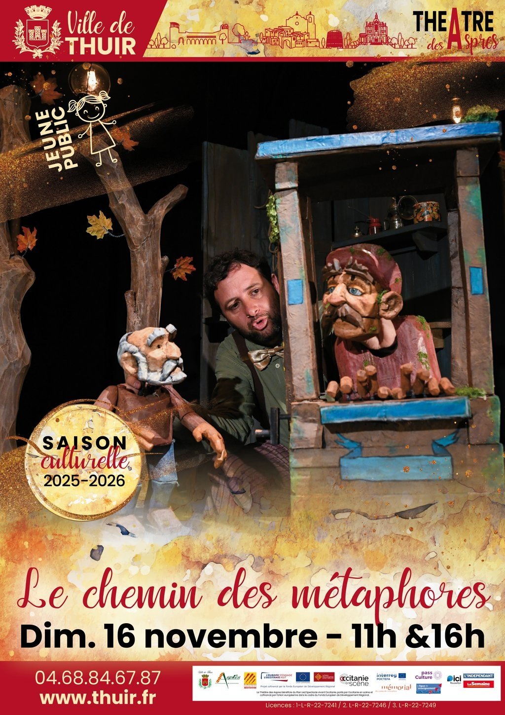 THÉÂTRE DES ASPRES -SAISON CULTURELLE 25/26 : LE CHEMIN DES MÉTAPHORES