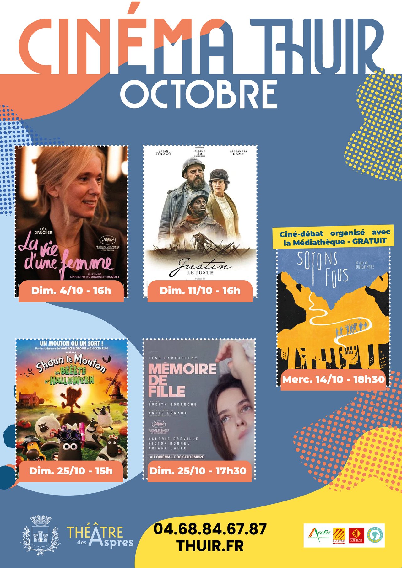 CINÉMA THUIR OCTOBRE