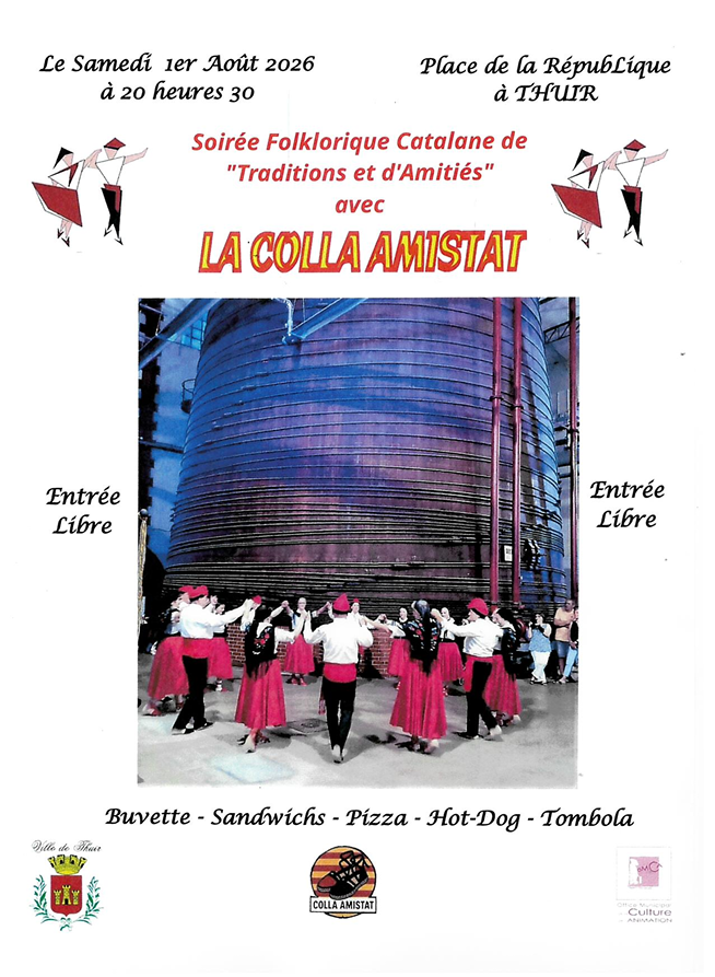 Soirée folklorique par la colla amistat