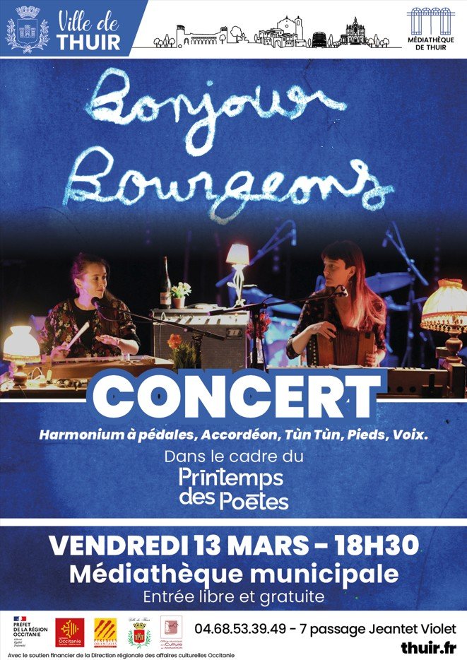 Aspres thuir concert bourgeons