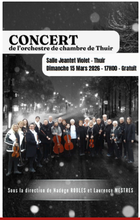 CONCERT ORCHESTRE DE CHAMBRE