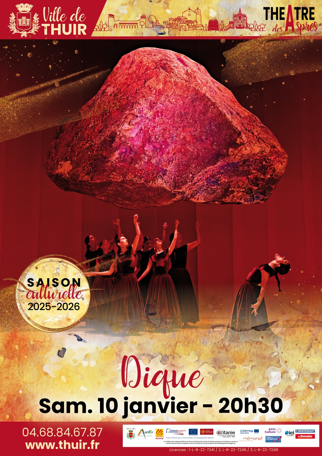 THÉÂTRE DES ASPRES -SAISON CULTURELLE 25/26 : DIQUE