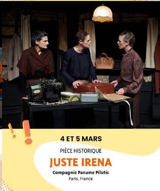 THÉÂTRE DES ASPRES -SAISON CULTURELLE 26/27 :JUSTE IRENA