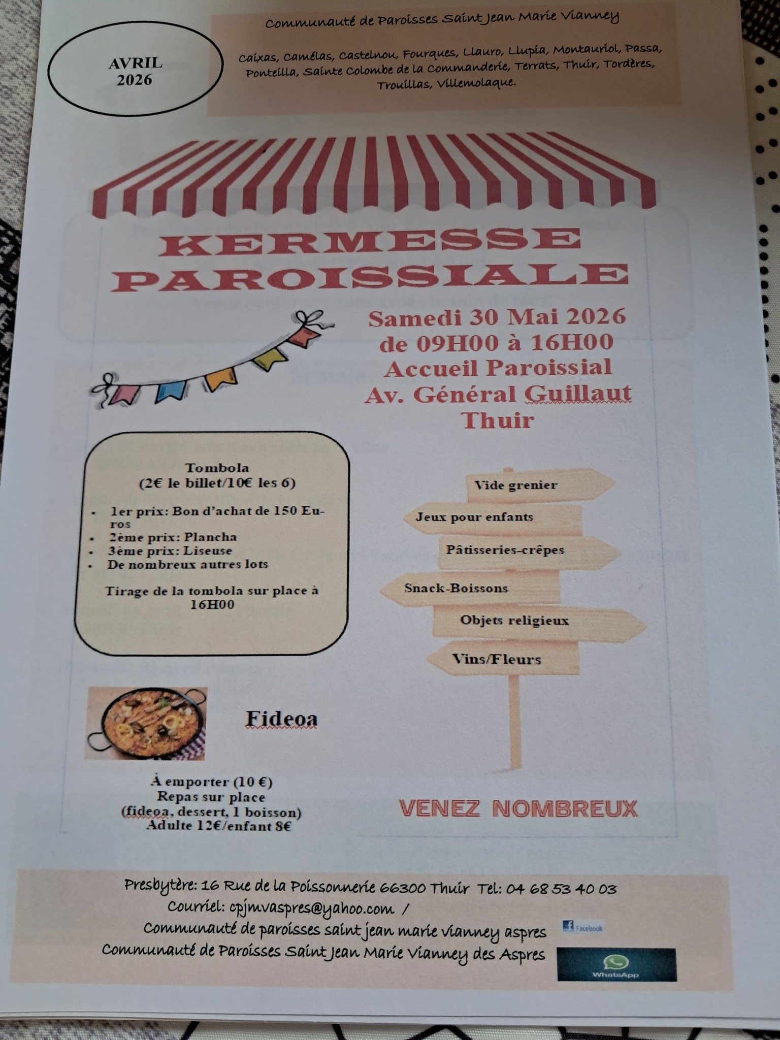 VIDE GRENIER ET KERMESSE THUIR