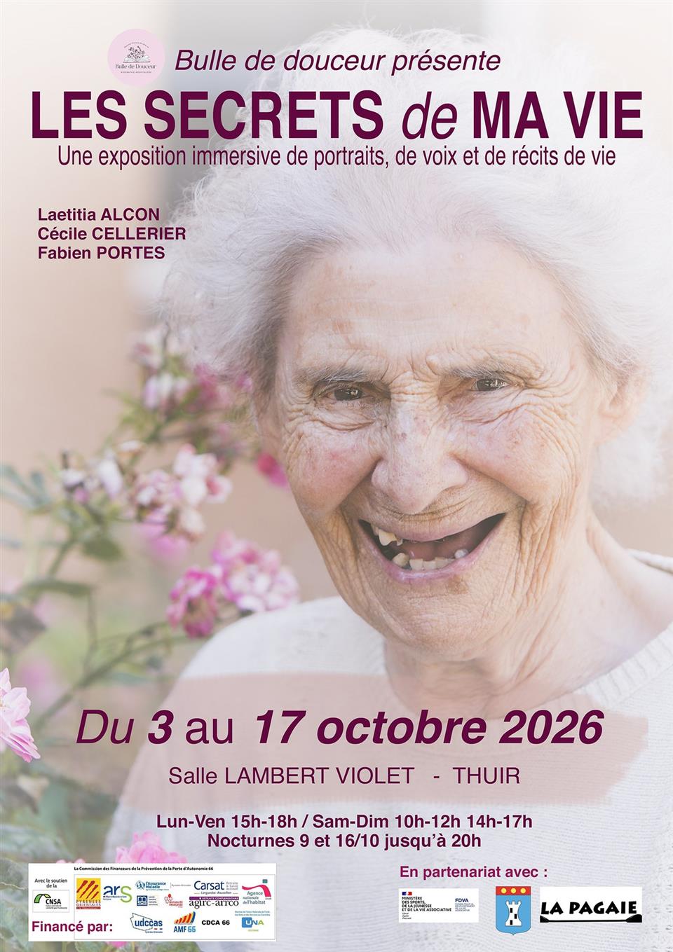 Exposition les secrets de ma vie