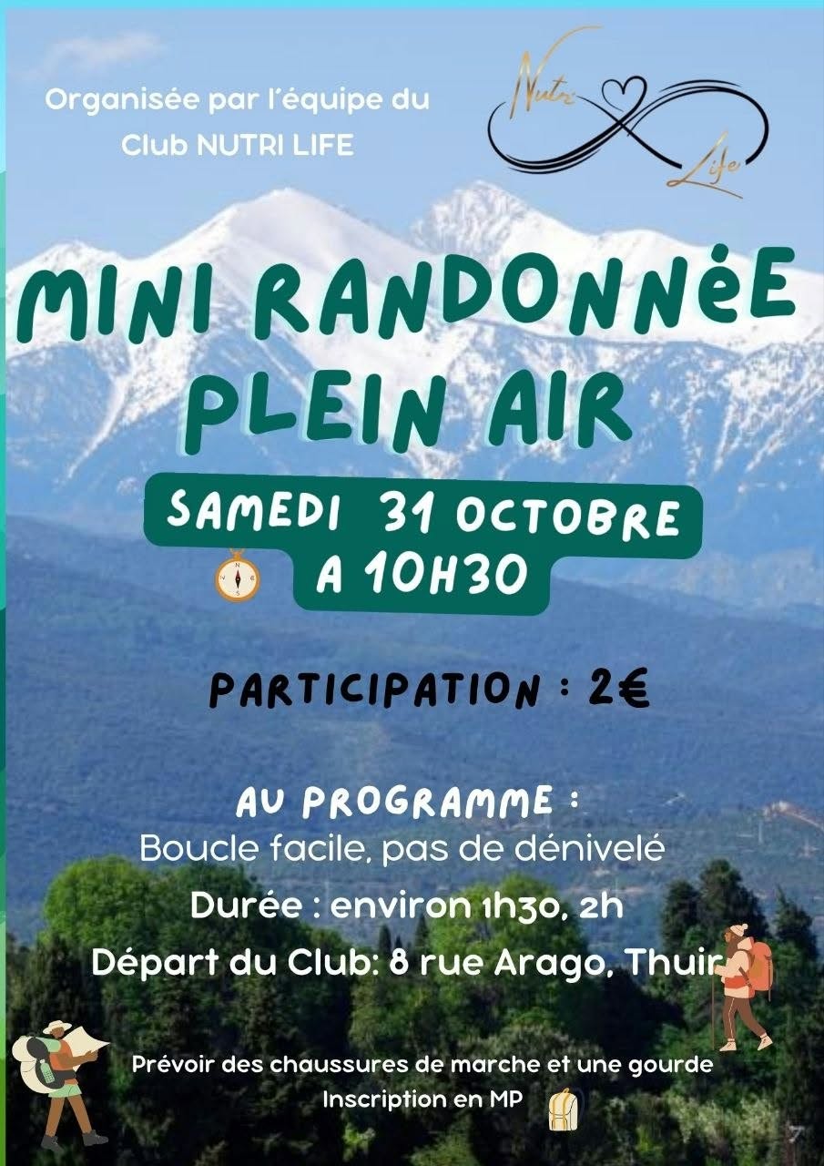 Mini randonnée plein air