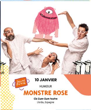 THÉÂTRE DES ASPRES -SAISON CULTURELLE 26/27 : MONSTRE ROSE