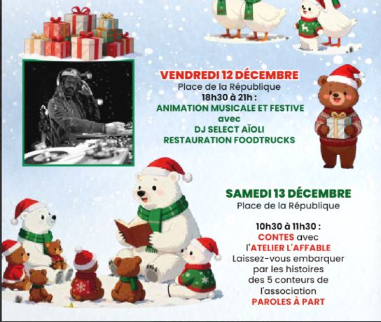 NADAL DES OURS-  ANIMATION MUSICALE ET CONTES DE NOËL