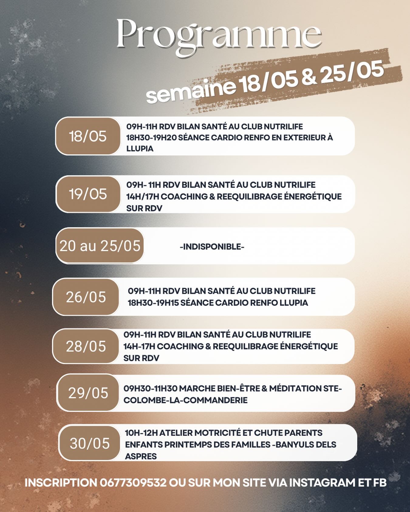 PROGRAMME TENCHI CORPS ET ESPRIT