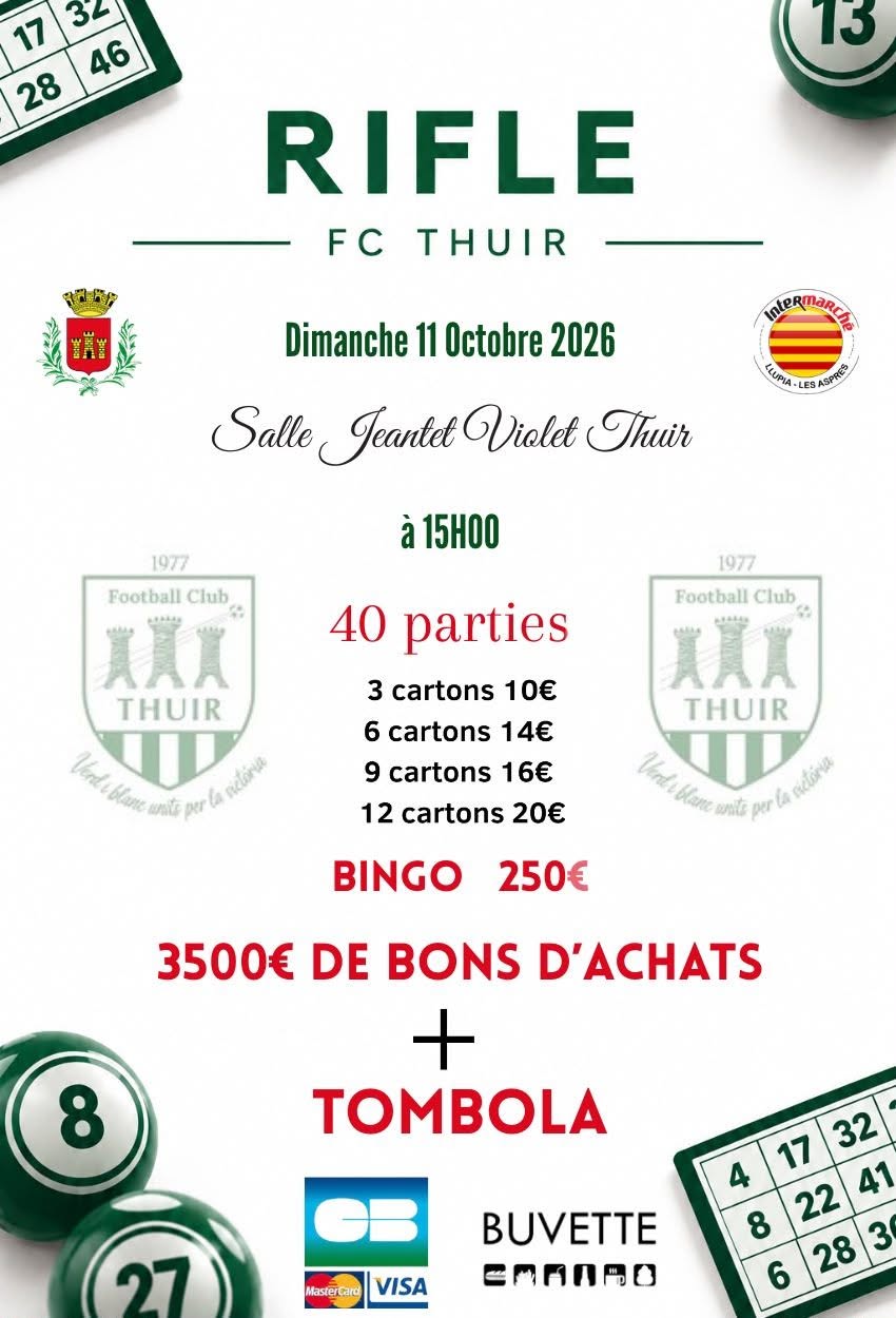 Rifle du football club Thuir