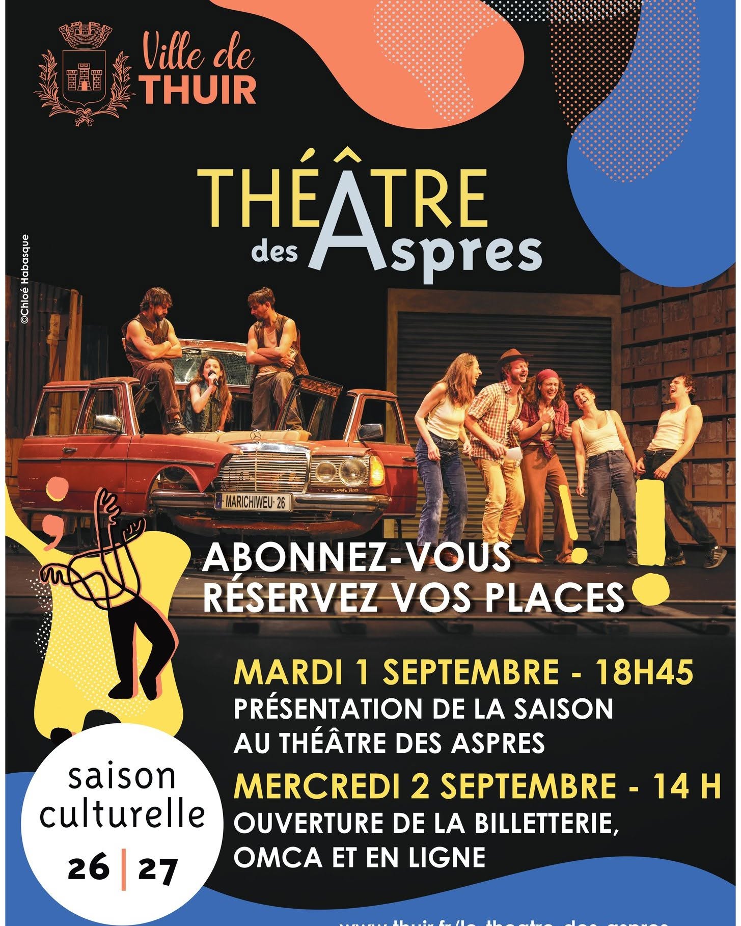THÉÂTRE DES ASPRES -SAISON CULTURELLE 26/27 : NOM DE CODE MARICHIWEU