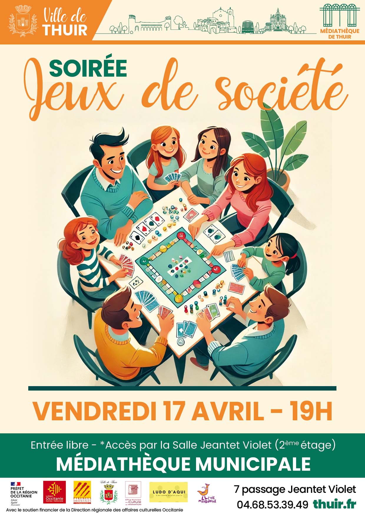 SOIRÉE JEUX DE SOCIÉTÉ