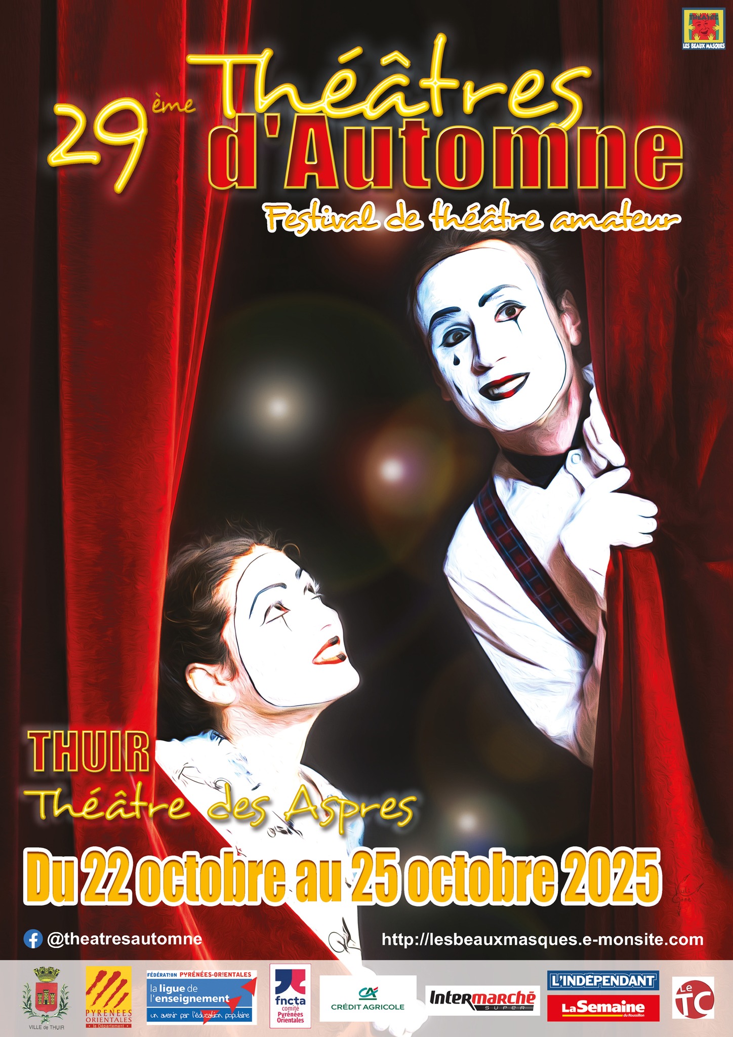 THÉÂTRES D’AUTOMNE: FESTIVAL DE THÉÂTRE AMATEUR 2026
