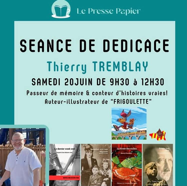 Dédicace thierry tremblay