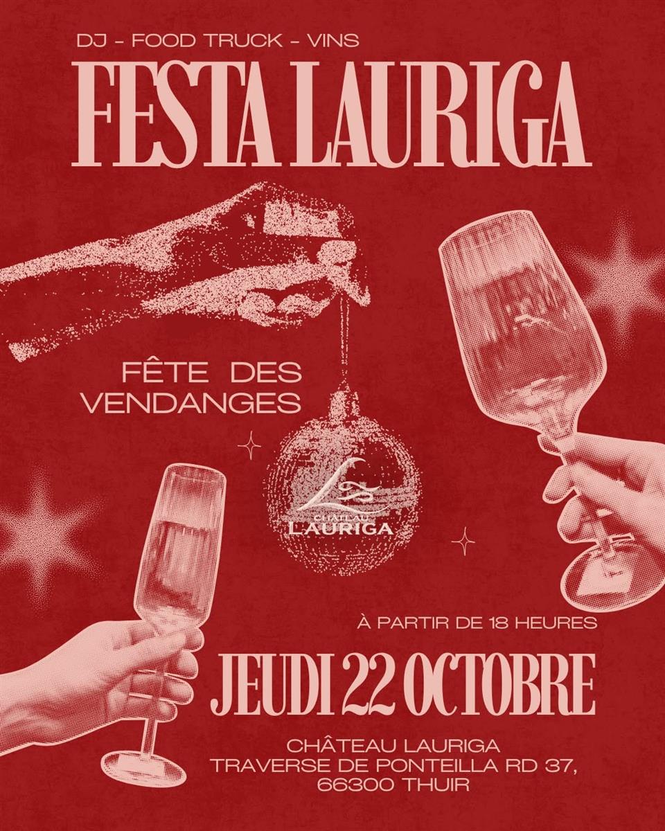 Fête des vendanges au château lauriga
