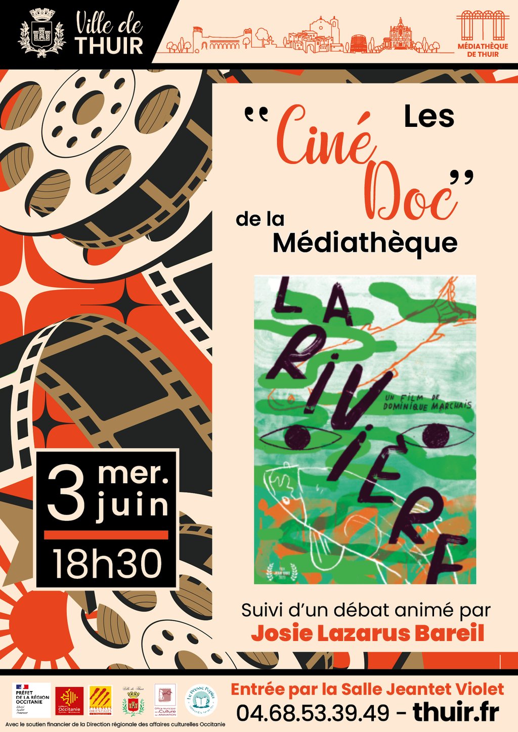 CINÉ DOC À LA MÉDIATHÈQUE DE THUIR