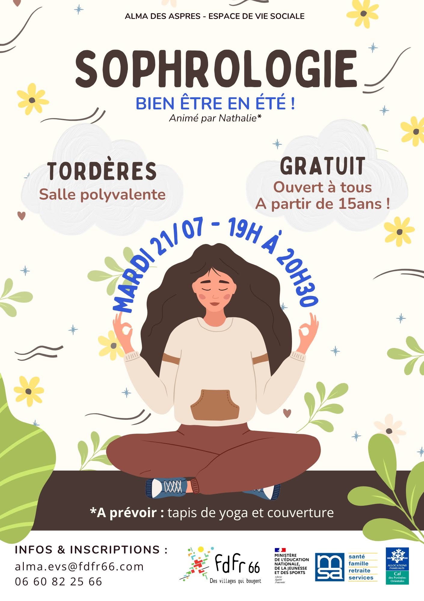 Espace vie sociale des aspres - bien être en été