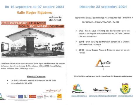 JOURNÉES DU PATRIMOINE - VILLAGE DE TRESSERRE Du 16 sept au 7 oct 2024