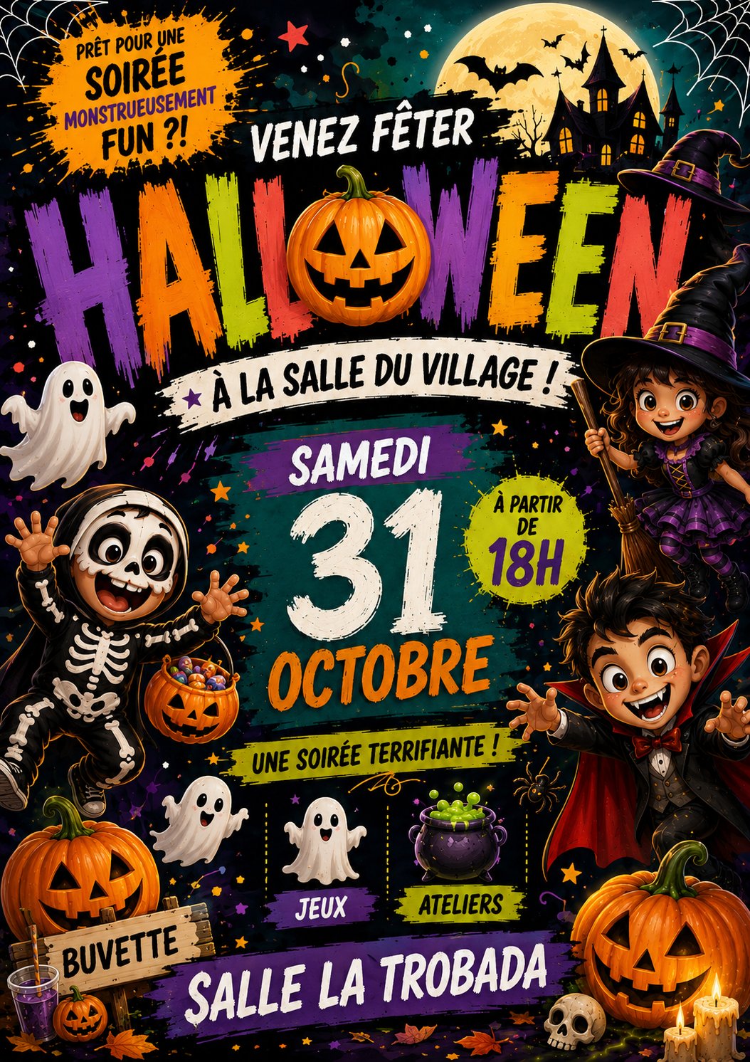 VENEZ FÊTER HALLOWEEN