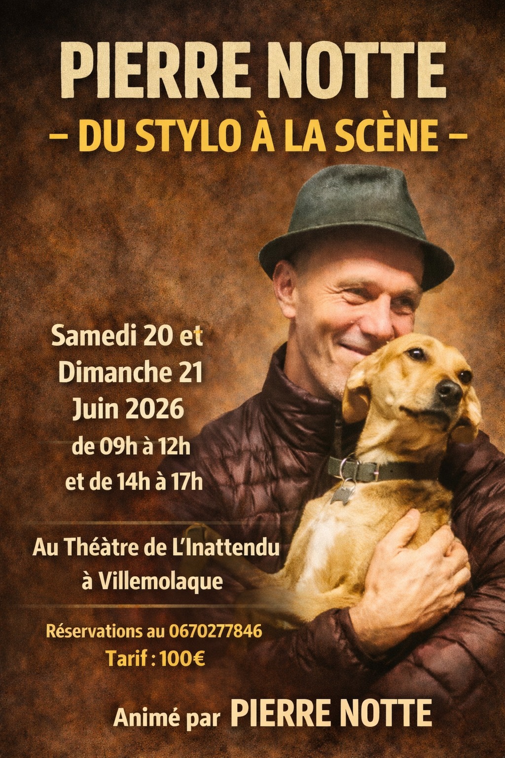 STAGE – DU STYLO À LA SCÈNE