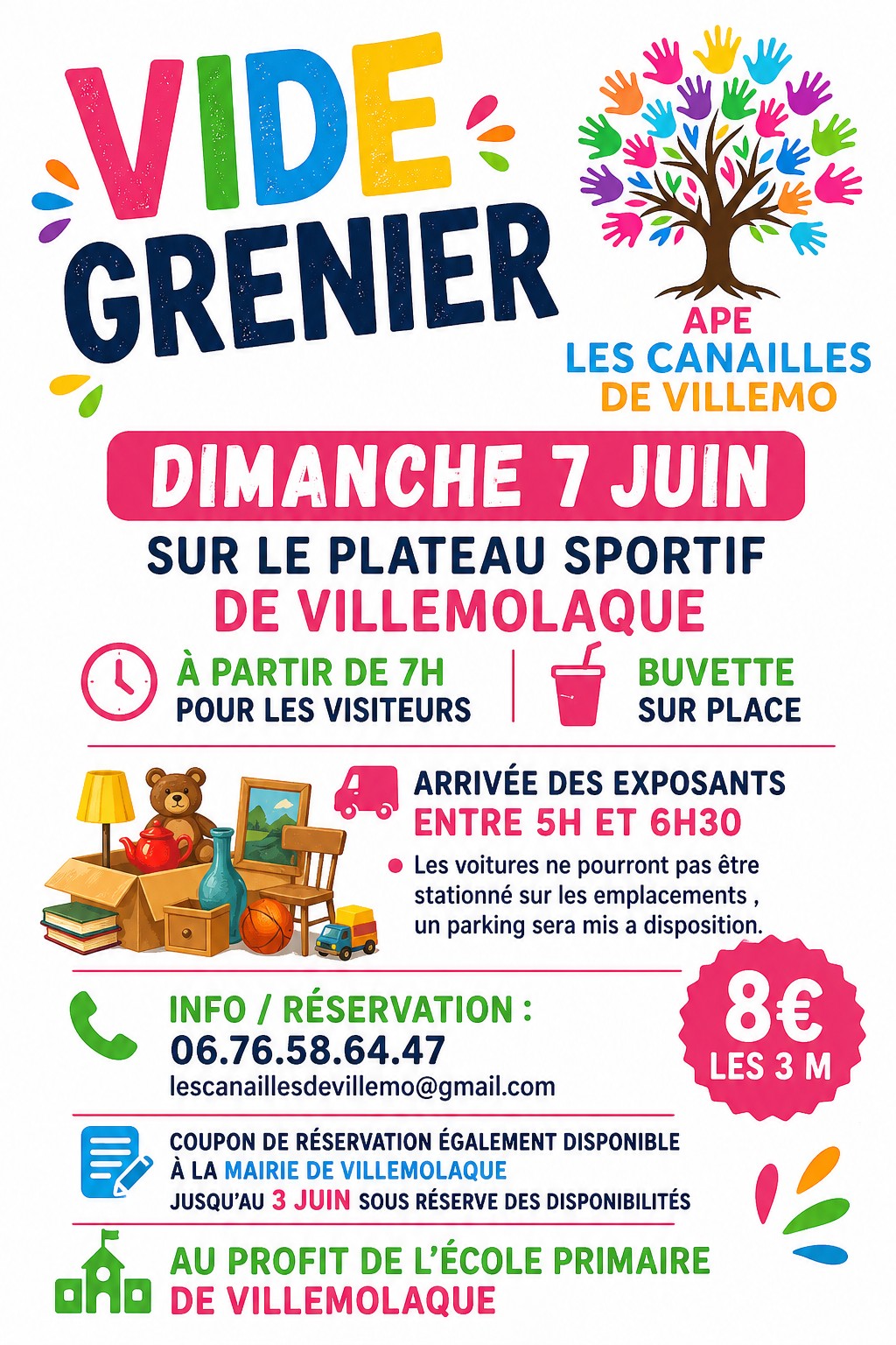 VIDE GRENIER À VILLEMOLAQUE