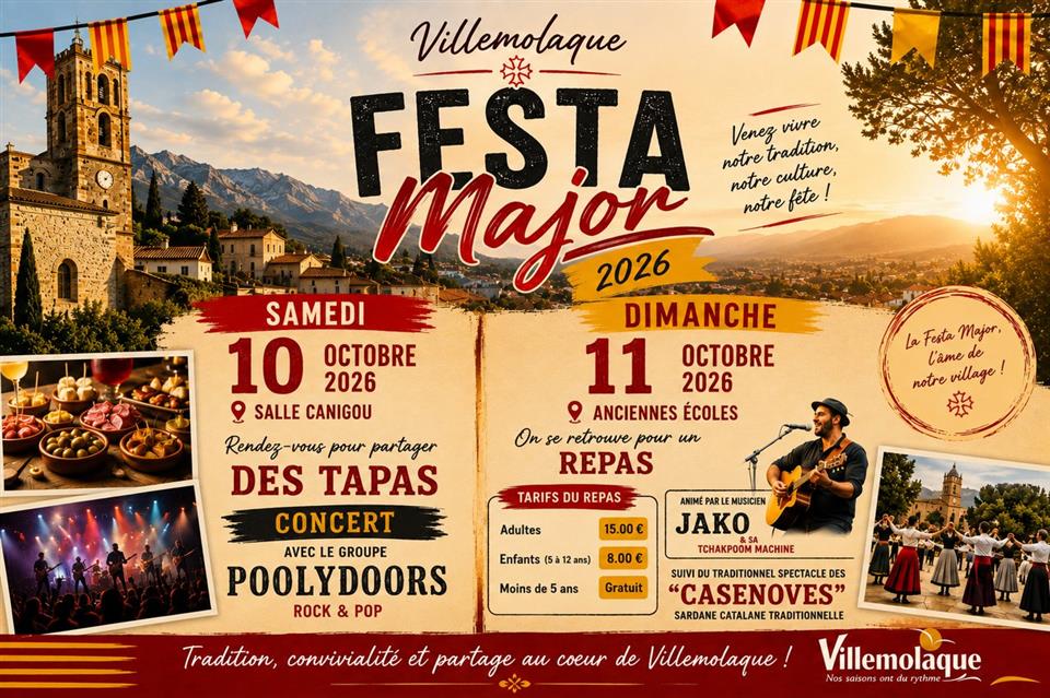 Fête major à Villemolaque