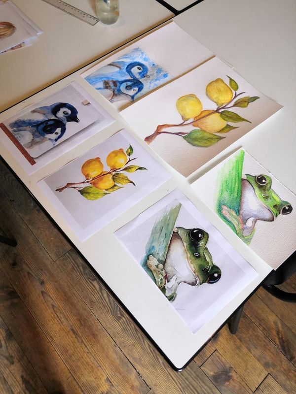 ATELIER D&rsquo;INITIATION À L&rsquo;AQUARELLE