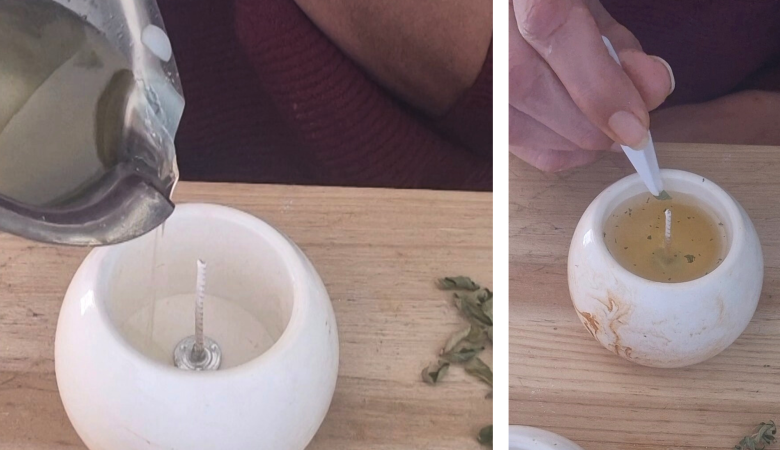Atelier creation de bougies parfumees