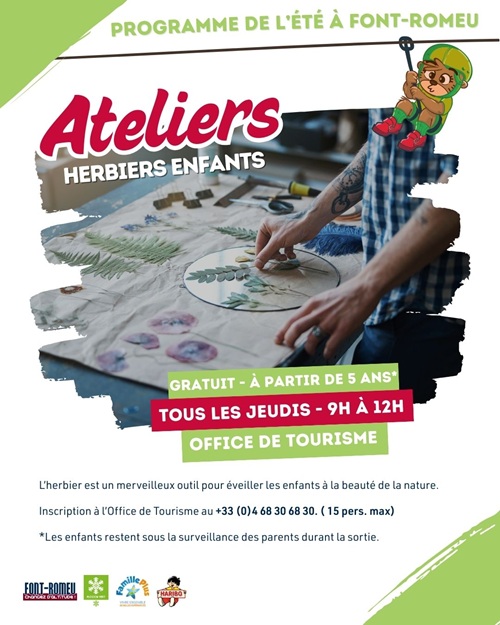 ATELIER HERBIERS ENFANTS