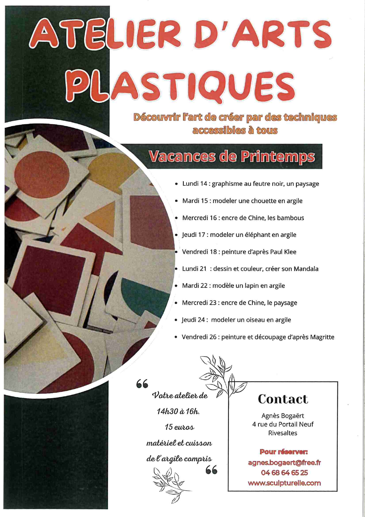 ATELIER D'ARTS PLASTIQUES