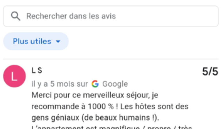 Avis Google