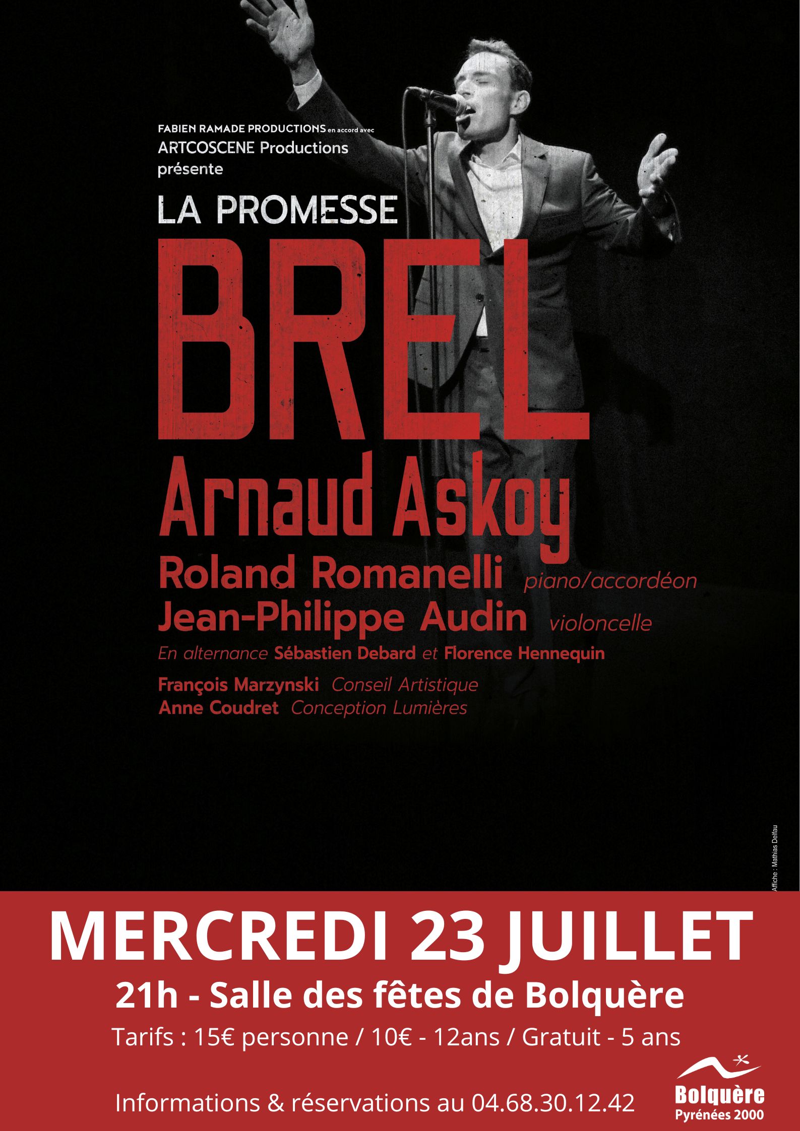 UN ÉTÉ EN MUSIQUES À BOLQUÈRE : LA PROMESSE BREL
