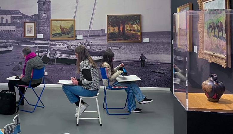 Balade dessinee - expo COLLIOURE CAPITALE - musee de Collioure