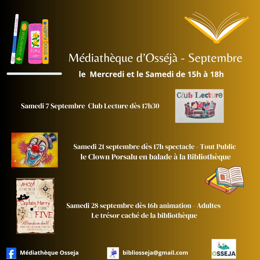 MEDIATHEQUE D’OSSEJA “LE TRESOR CACHÉ DE LA BIBLIOTHEQUE”