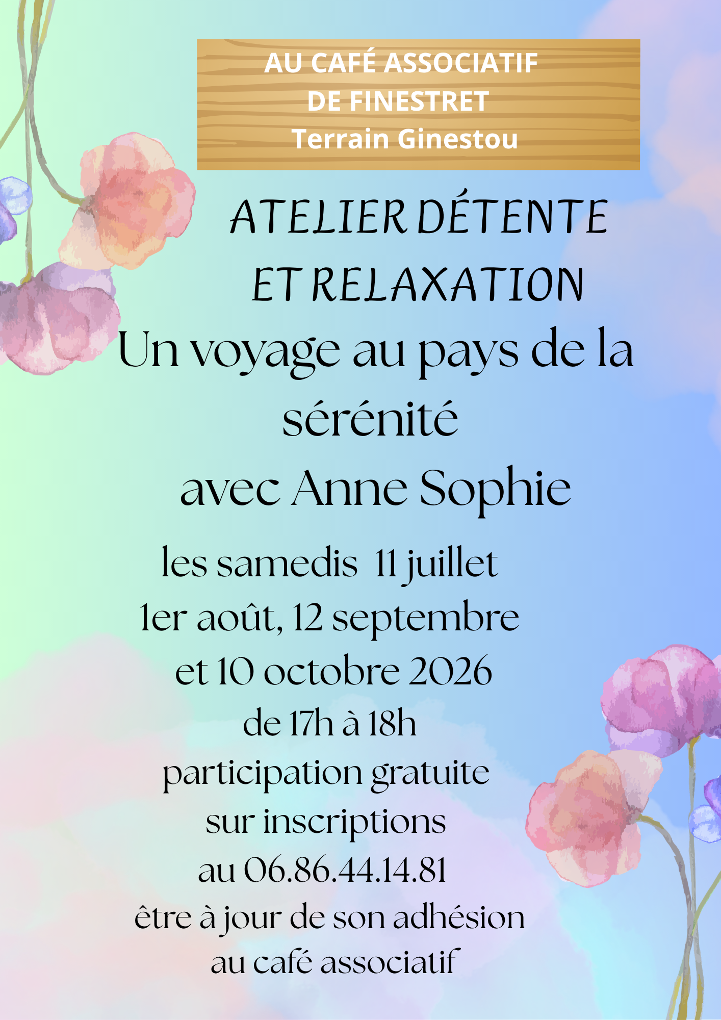 Atelier détente de relaxation