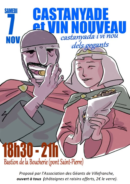 Castanyade et vin nouveau