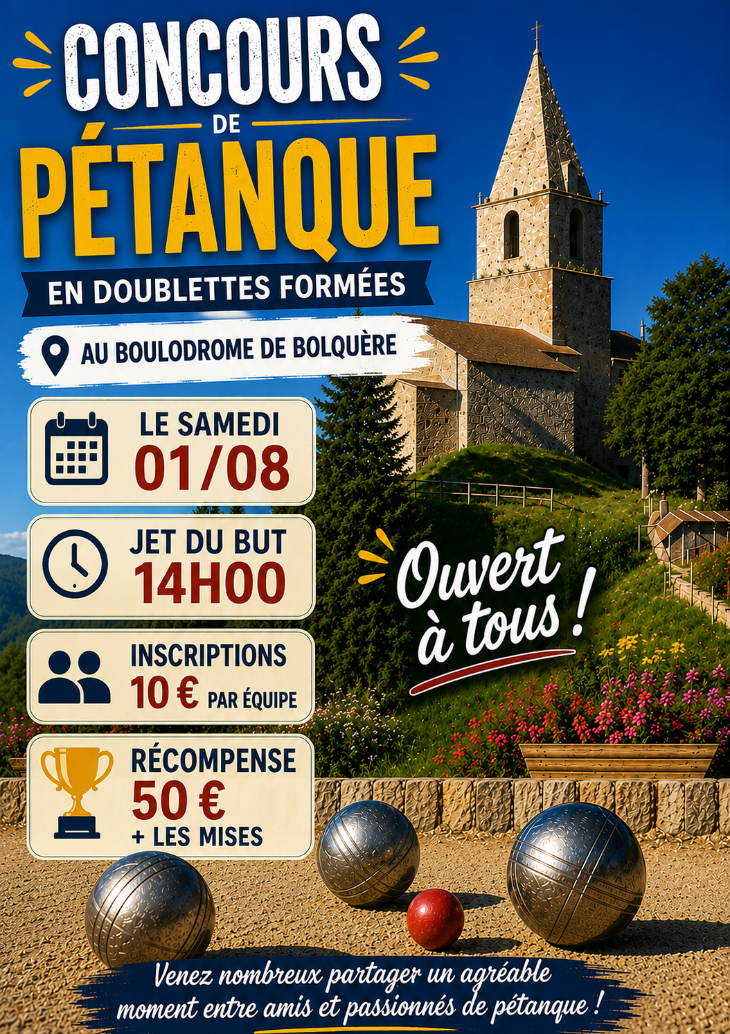 Concours pétanque