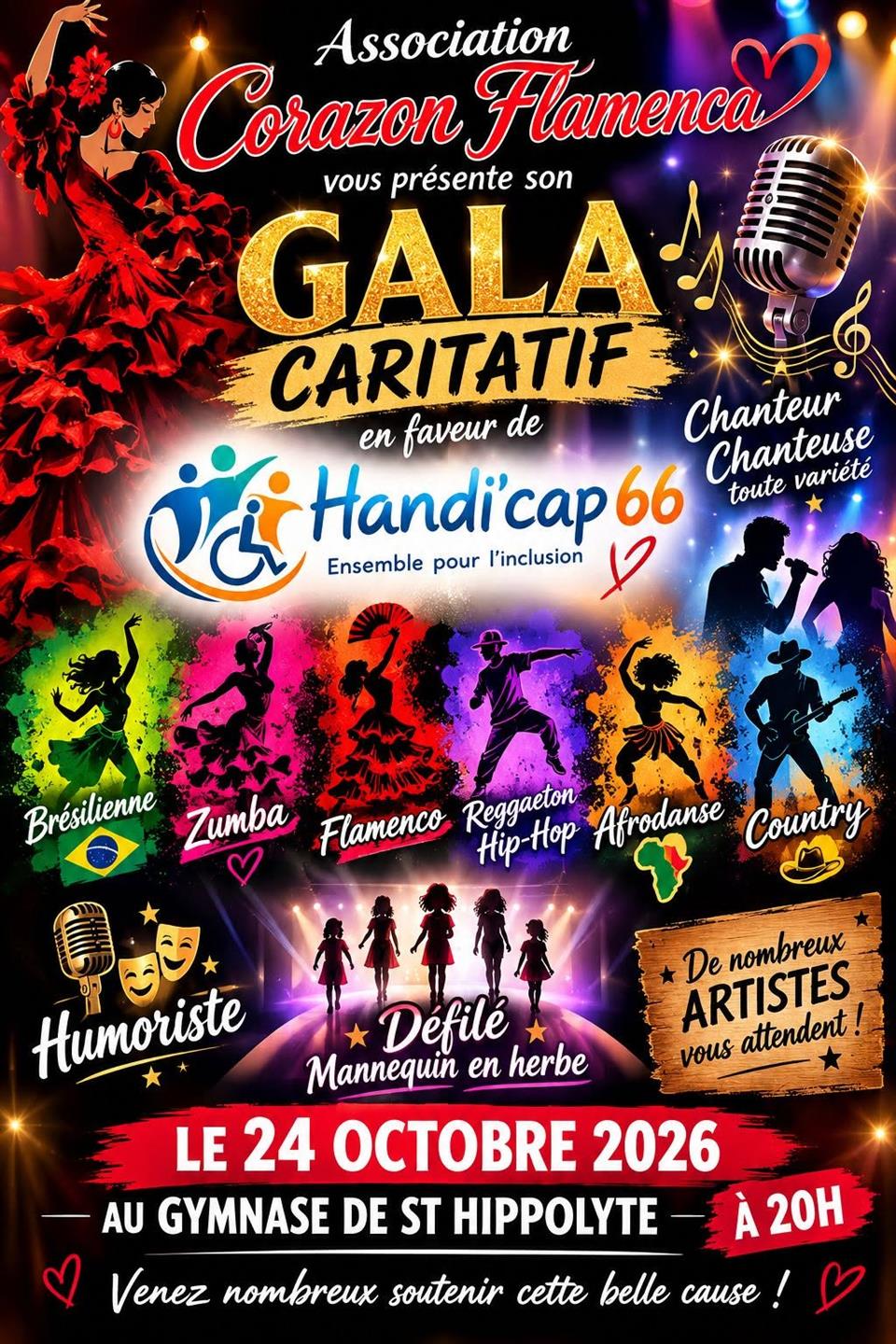 Gala caritatif en faveur de handicap 66