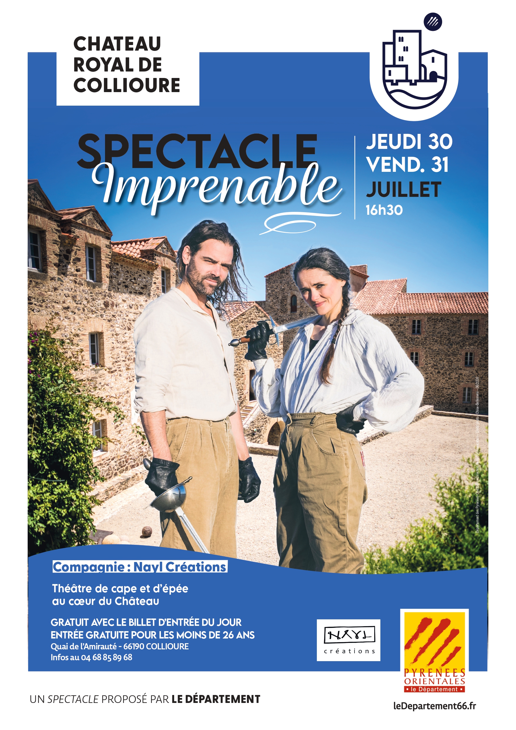 Spectacle imprenable au château royal
