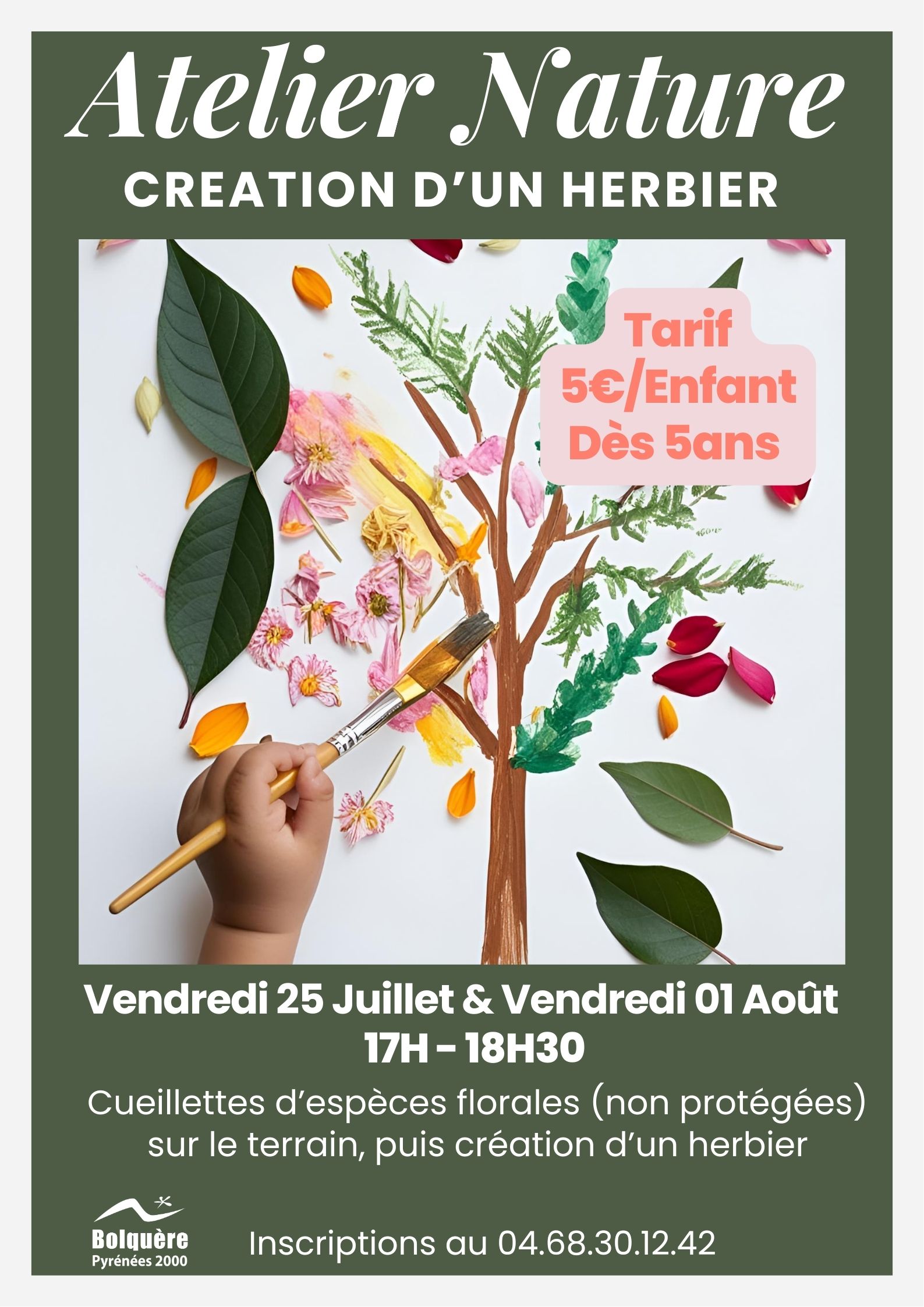 ATELIER NATURE | CREATION D’UN HERBIER