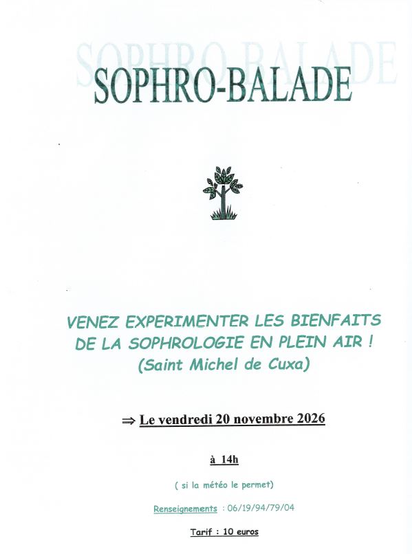 Sophro-balade