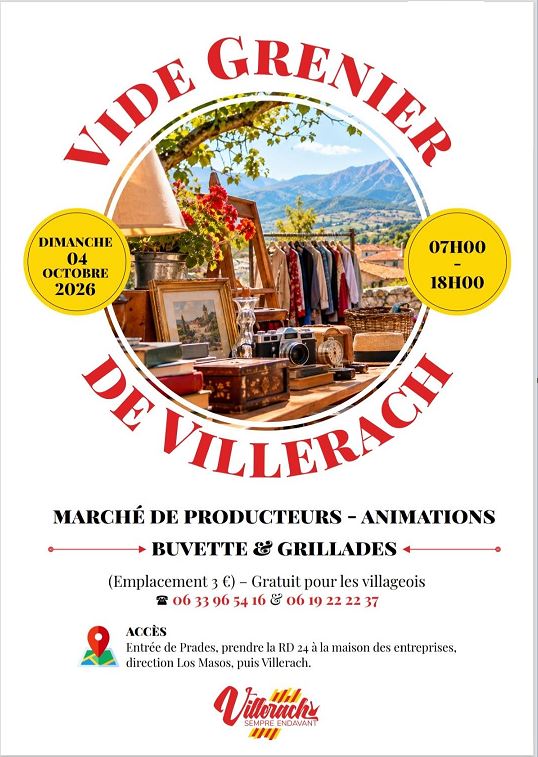 Vide greniers et marché de producteurs de villerach