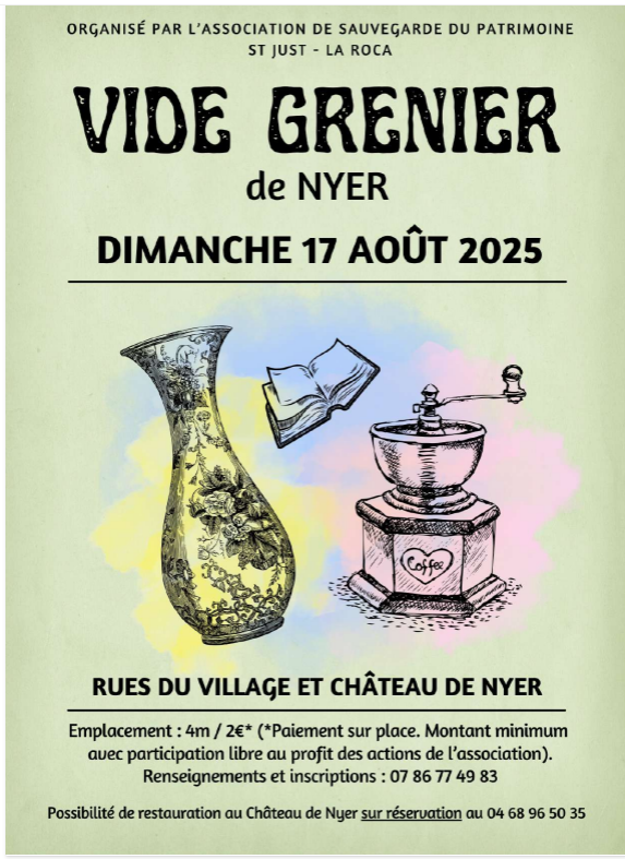 VIDE GRENIER DE NYER