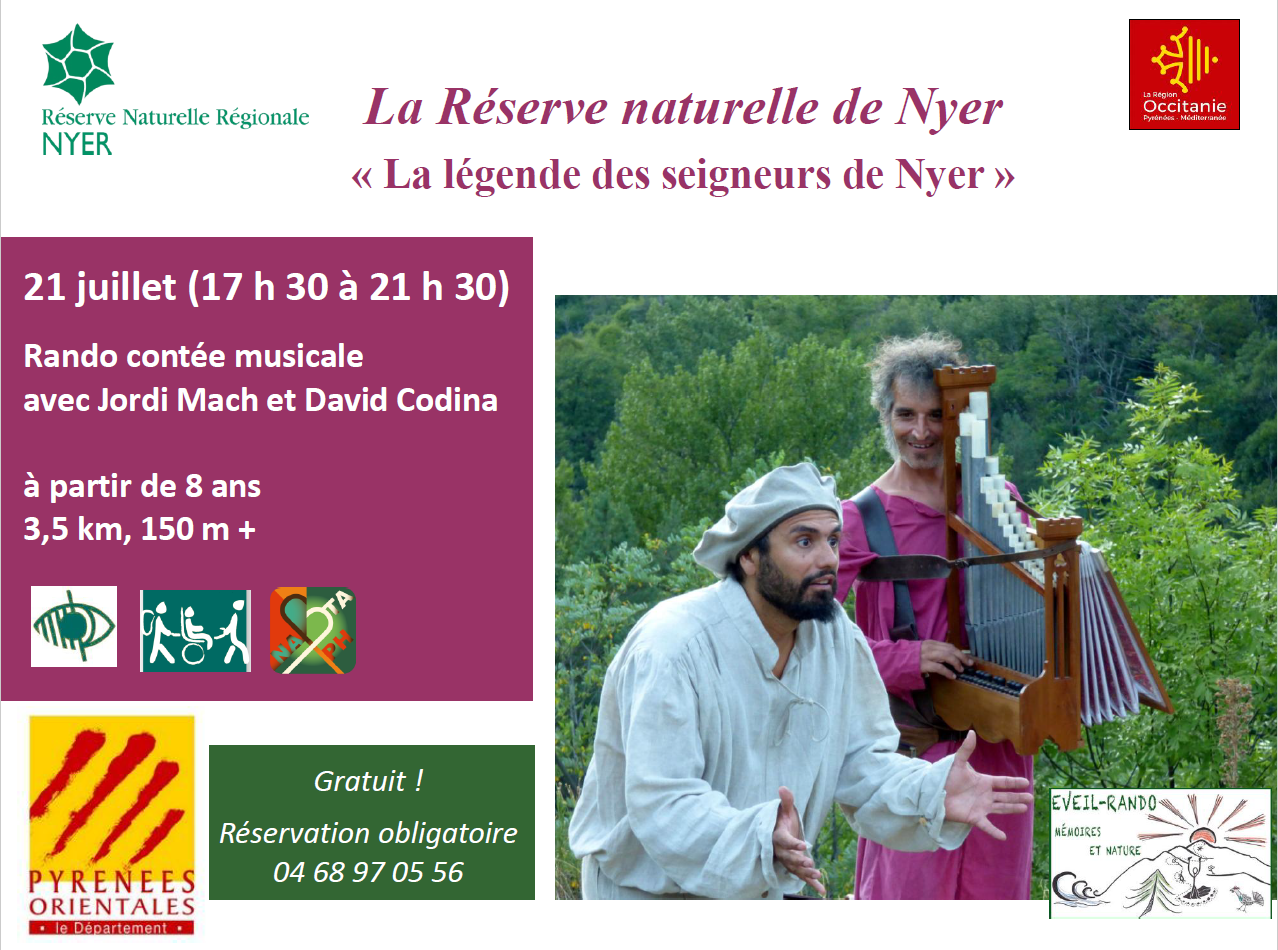 FESTIVAL NATURE : BALADE CONTEE POUR TOUS, LA LEGENDE DES SEIGNEURS DE NYER