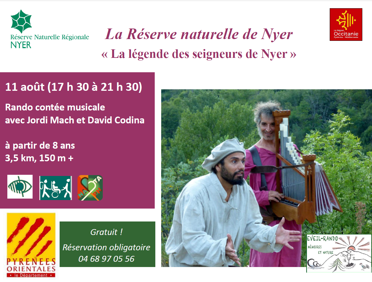 FESTIVAL NATURE : BALADE CONTEE POUR TOUS, LA LEGENDE DES SEIGNEURS DE NYER